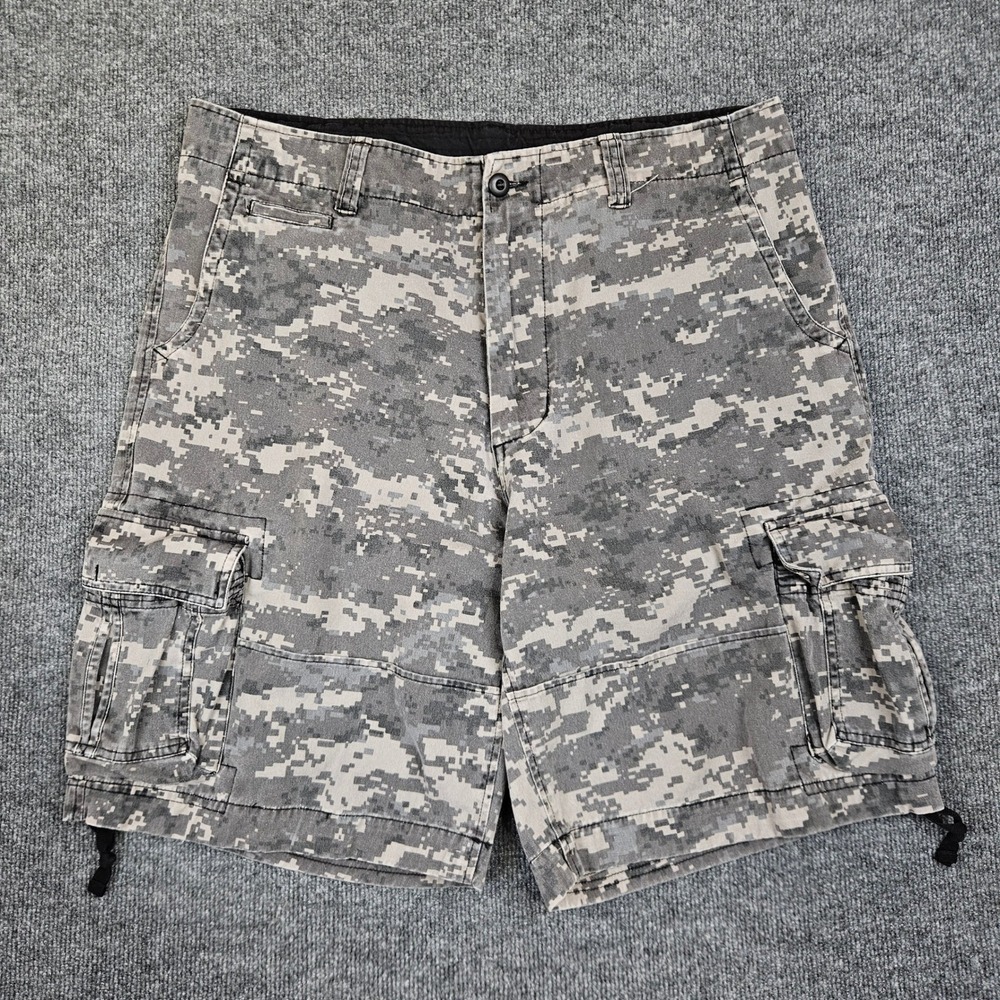 Rothco Infantry Utility Shorts Men L (35-39) Regular Grey ACU Digital Camo Cargo